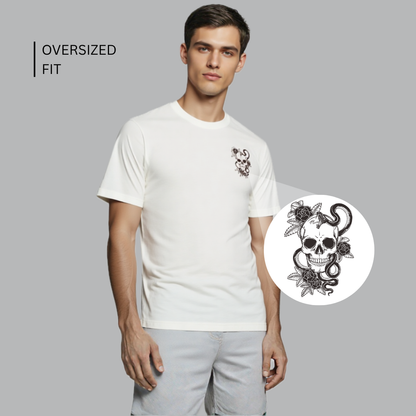 SERPENT SKULL OVERSIZED T-SHIRT