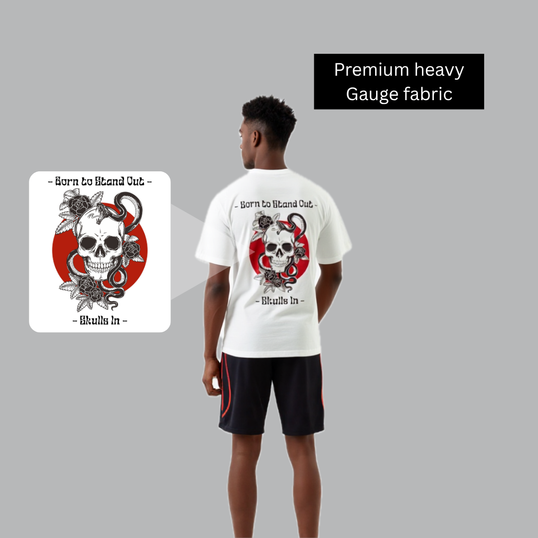 SERPENT SKULL OVERSIZED T-SHIRT