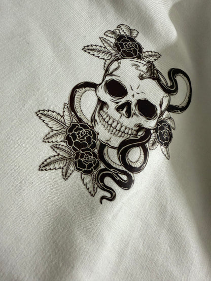 SERPENT SKULL OVERSIZED T-SHIRT